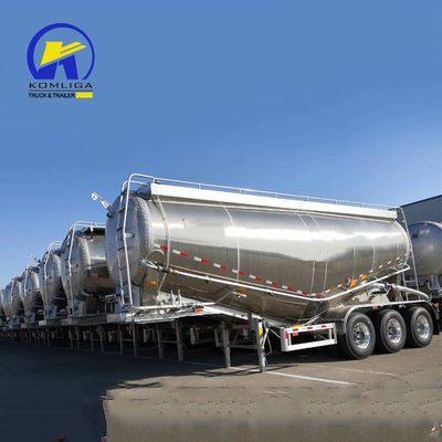 Wabco Re6 リレーバルブとフワ軸付きの機械式懸垂式散装セメントタンクトレーラー