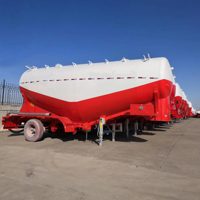 11000*2500*3900mm スチール・セメント・パウダー・タンカー 卸貨輸送用 トレーラー