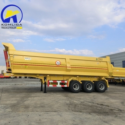 3軸 30m3/Cbm 50t トラクター ターパー ダンパー ターパー 建設用半トレーラー