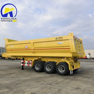 3軸 30m3/Cbm 50t トラクター ターパー ダンパー ターパー 建設用半トレーラー