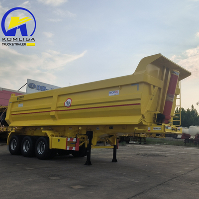 70t Sinotruk HOWO 重荷ダンプトレーラー 鉄体とJost C200t着陸車