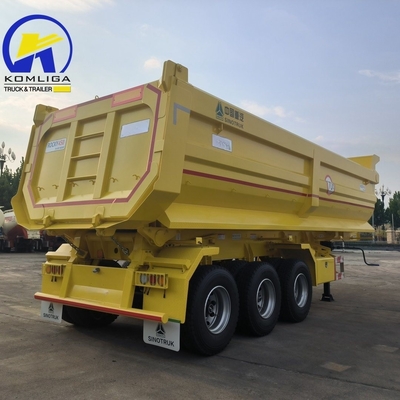 70t Sinotruk HOWO 重荷ダンプトレーラー 鉄体とJost C200t着陸車